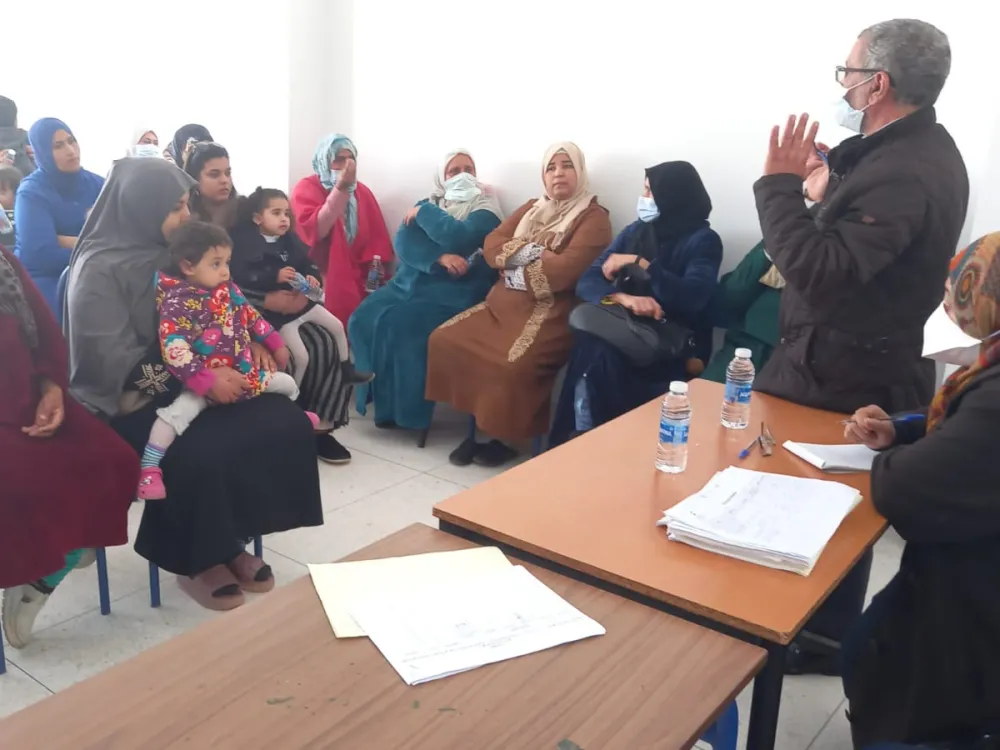 لقاءات تشاورية مع المواطنين من أجل إعداد برنامج عمل الجماعة 2022-2027